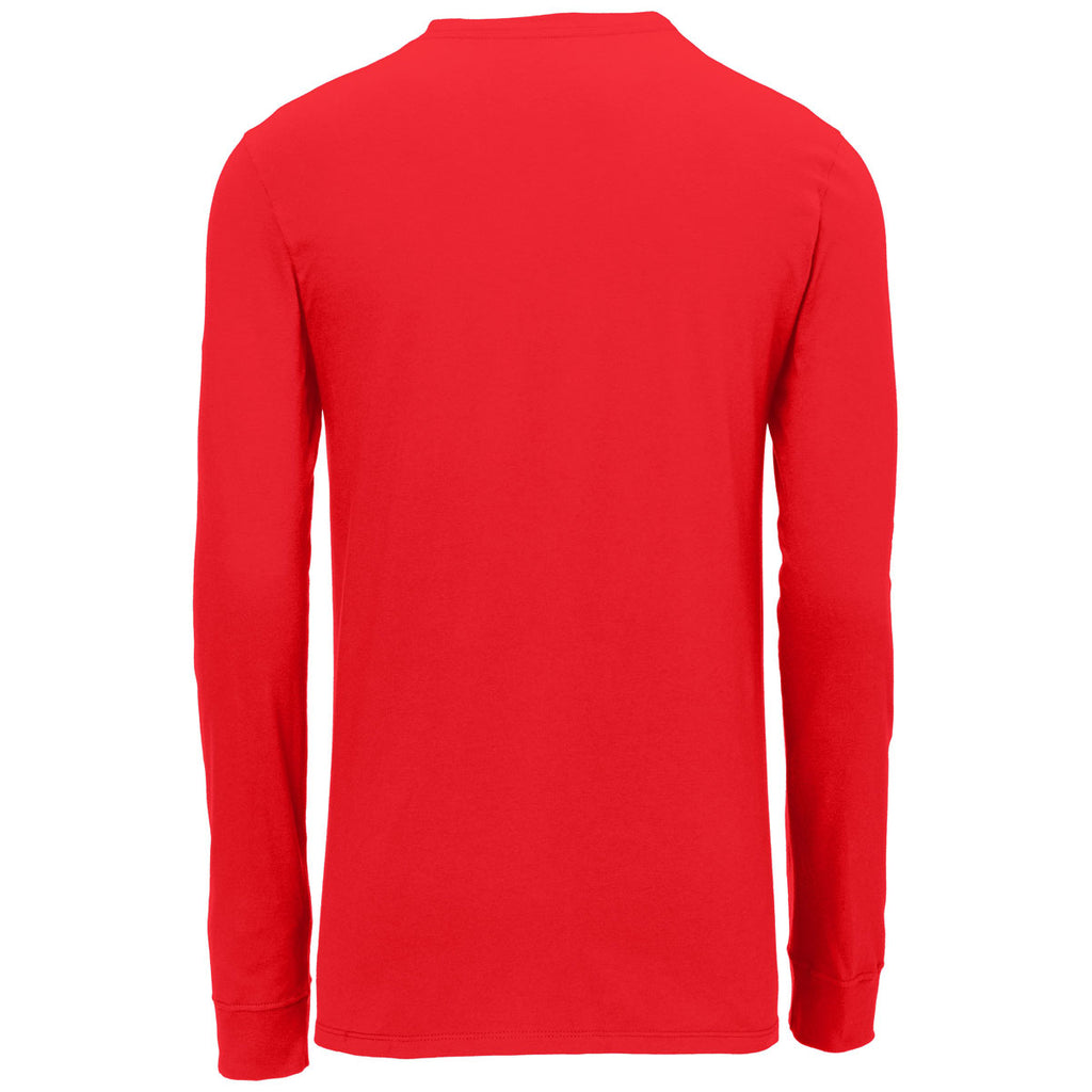 red long sleeve dri fit shirt