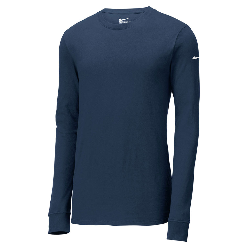 nike navy long sleeve top