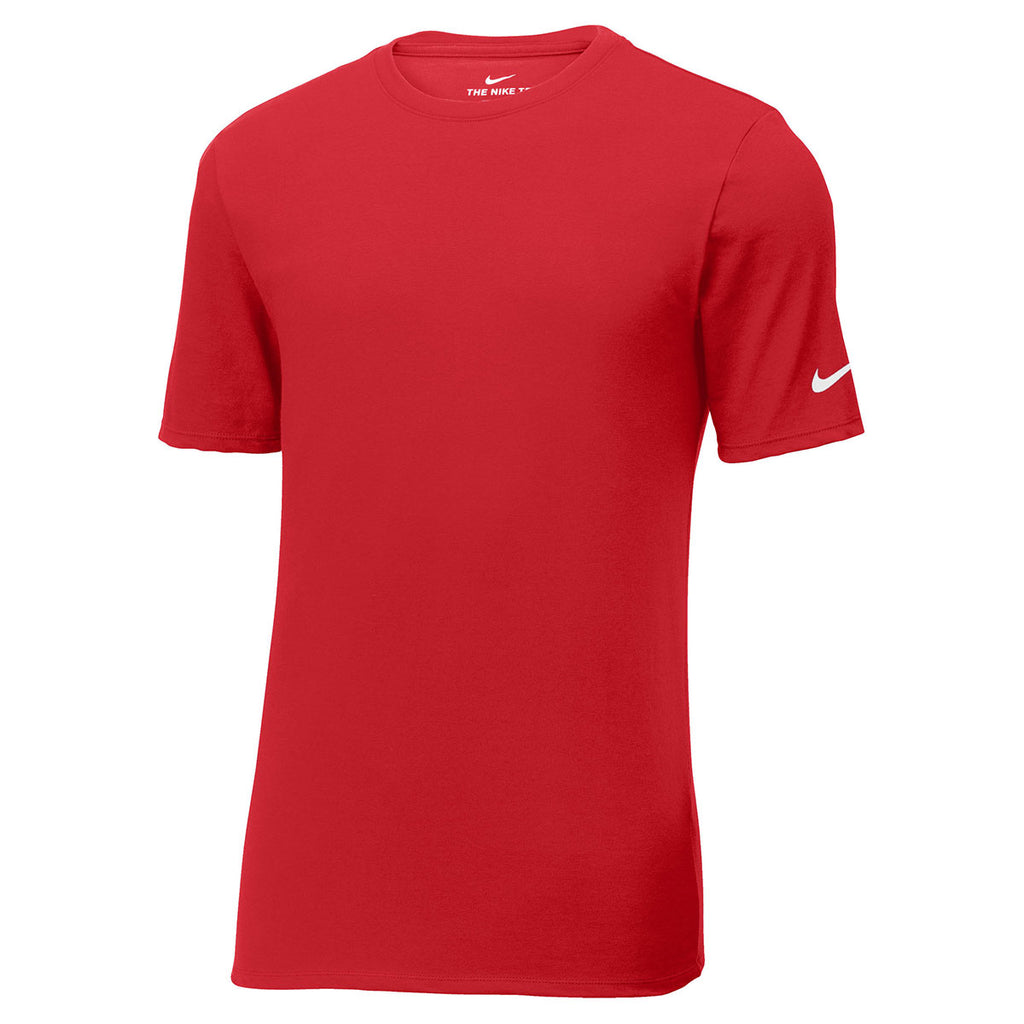 gym red nike shirt