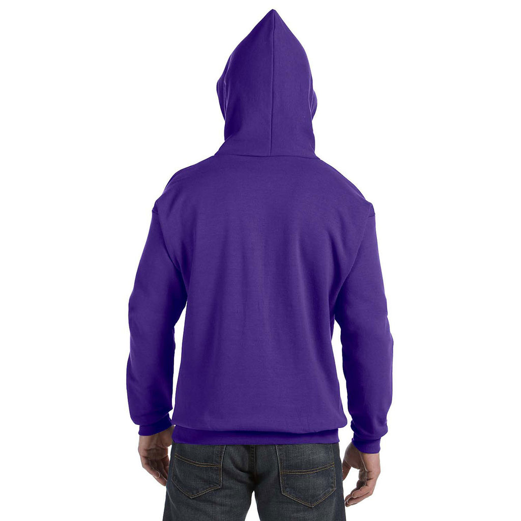 hanes purple hoodie