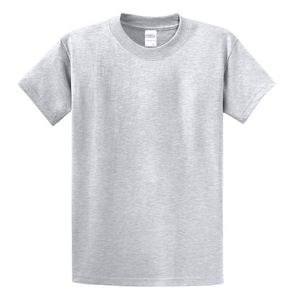 Download Port & Company Men's Ash Grey Essential T-Shirt