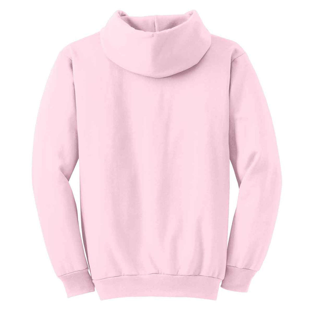 Port & Company Men's Pale Pink Core Fleece Pullover Hooded Sweatshirt