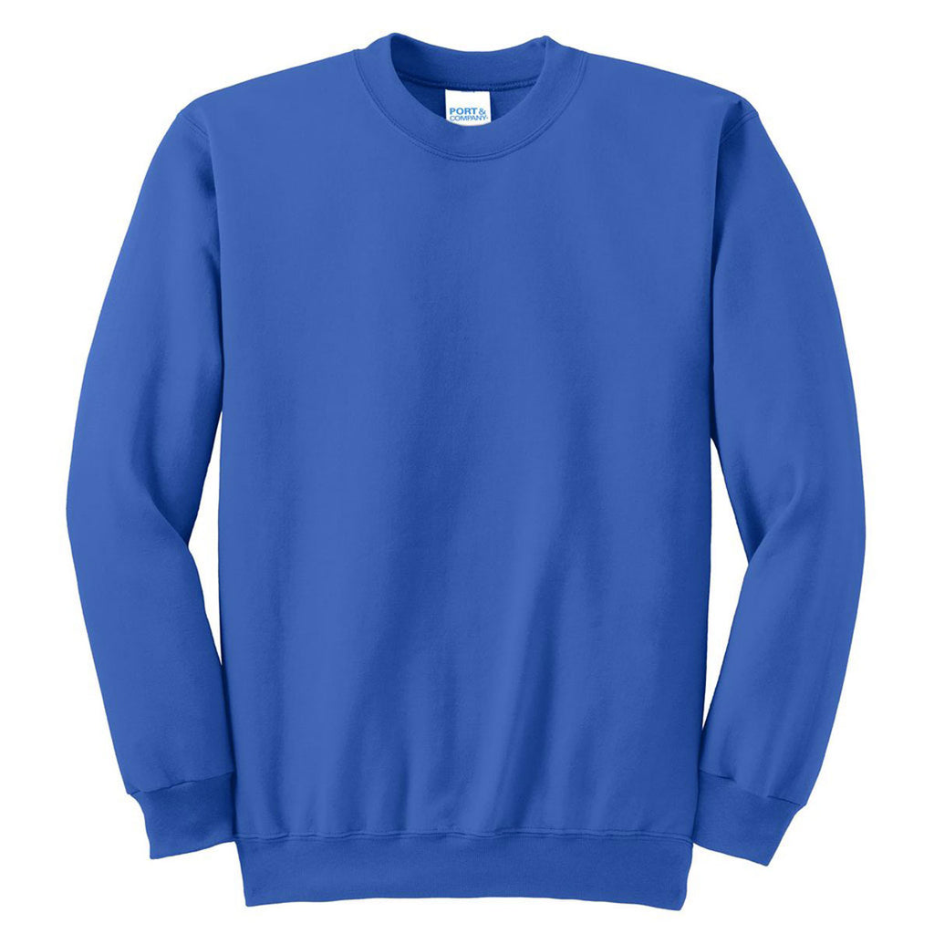 royal blue crewneck sweatshirt