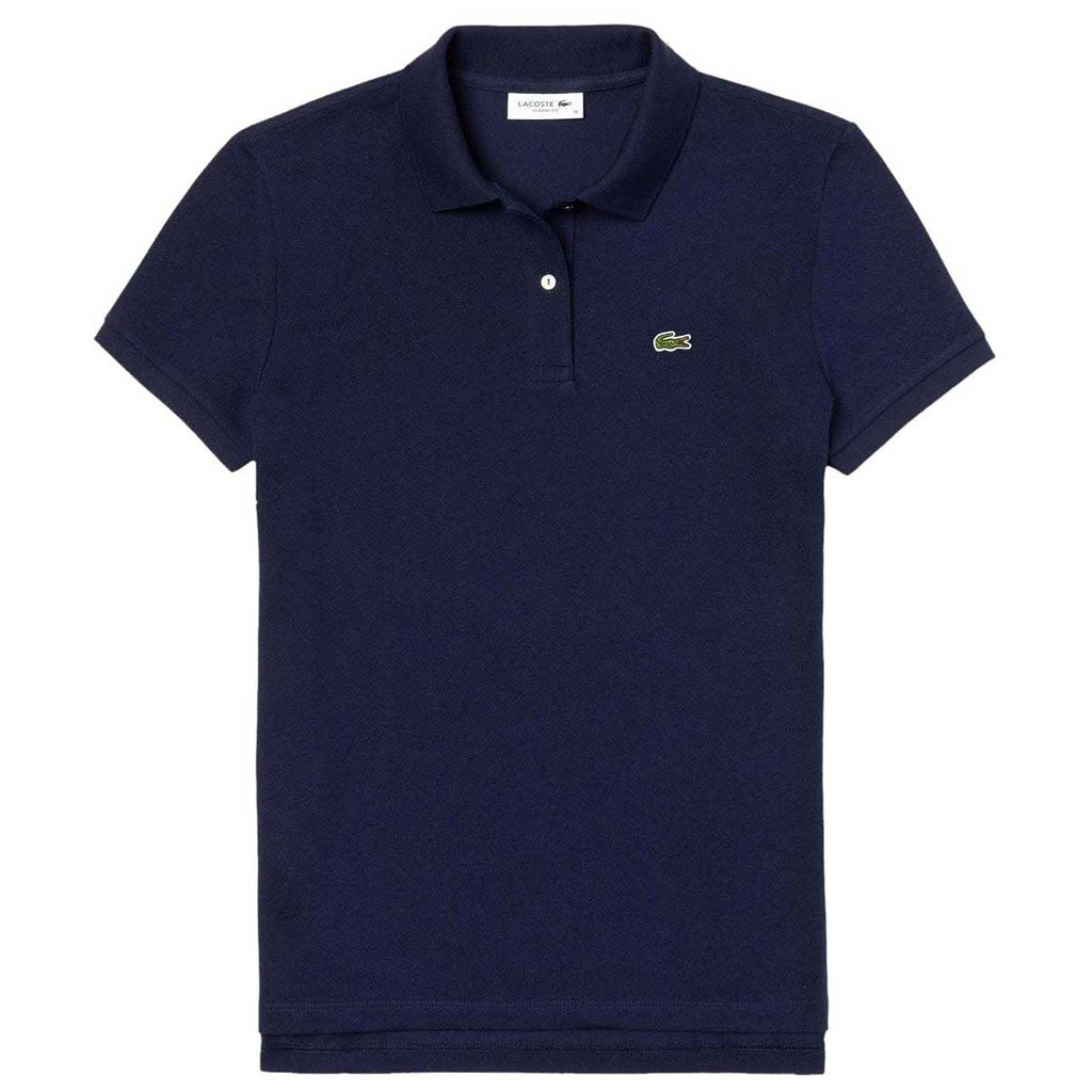 Lacoste Women's Navy Blue Short Sleeve 