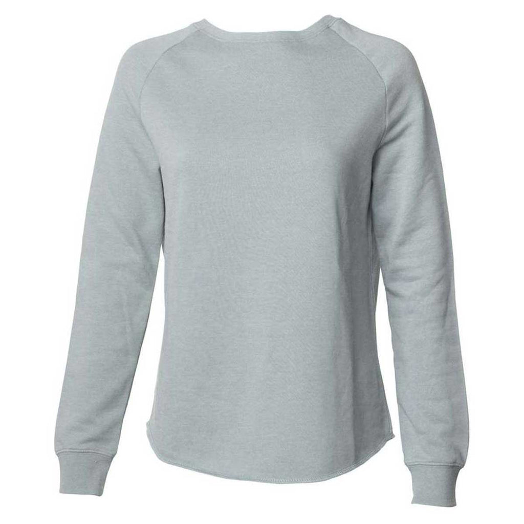 Independent Trading Co. Women's Sage California Wave Wash Crewneck Swe