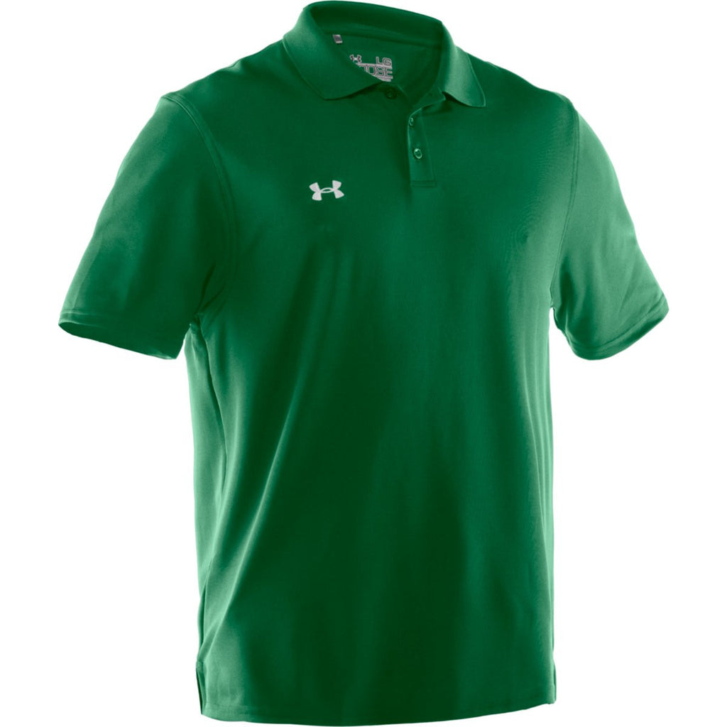 kelly green under armour polo