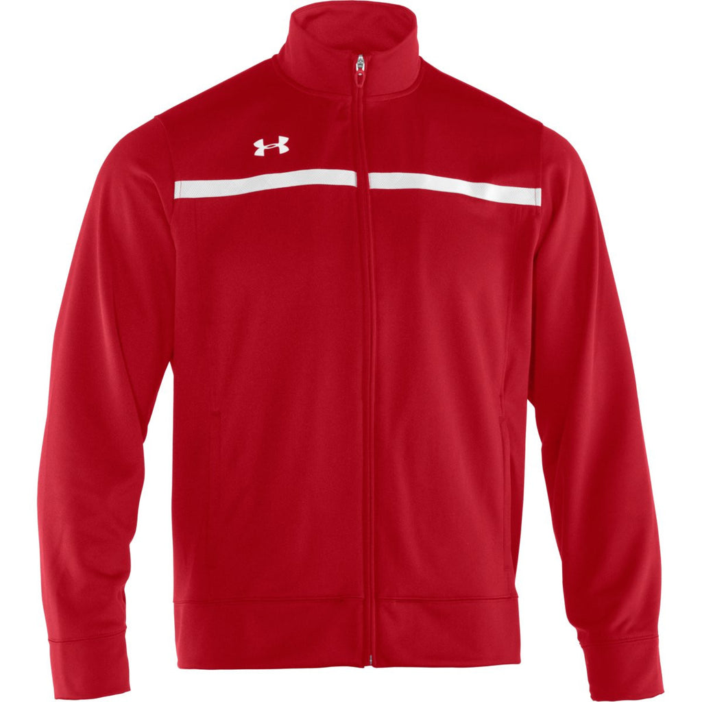 under armour jackets men red