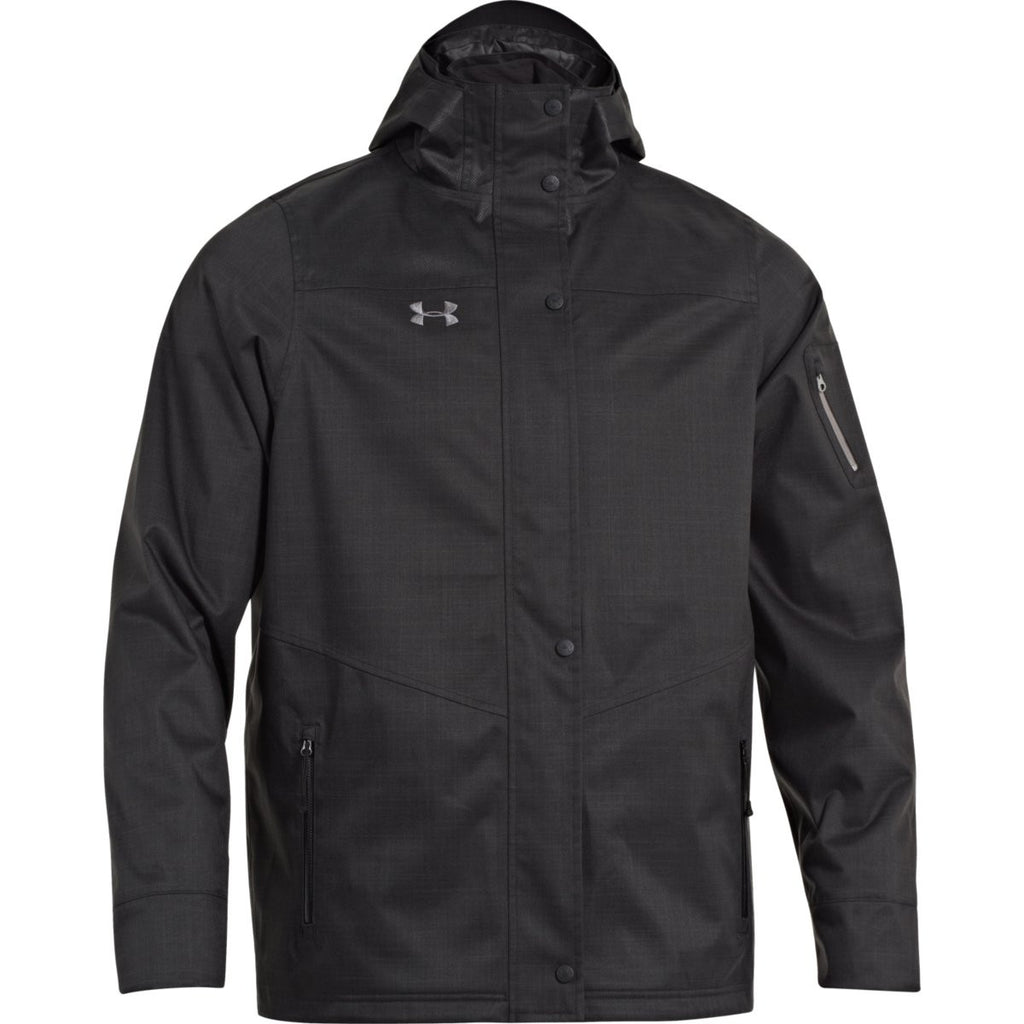 black and white under armour jacket