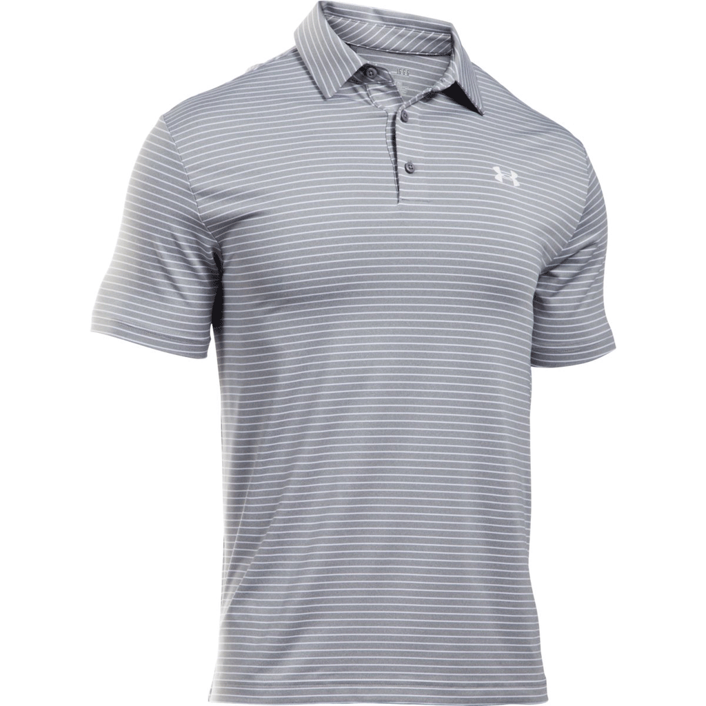 gray under armour polo