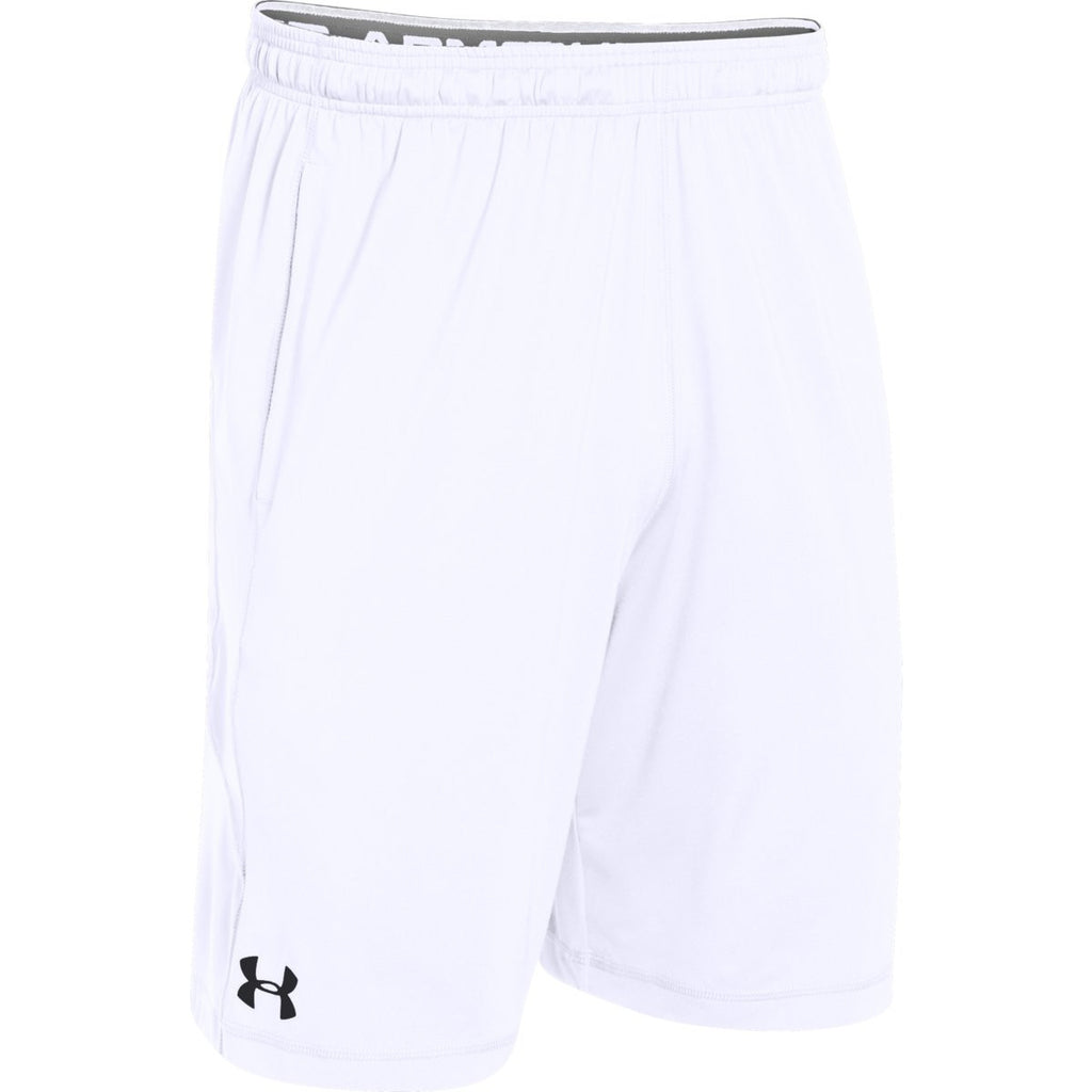 under armour mens white shorts