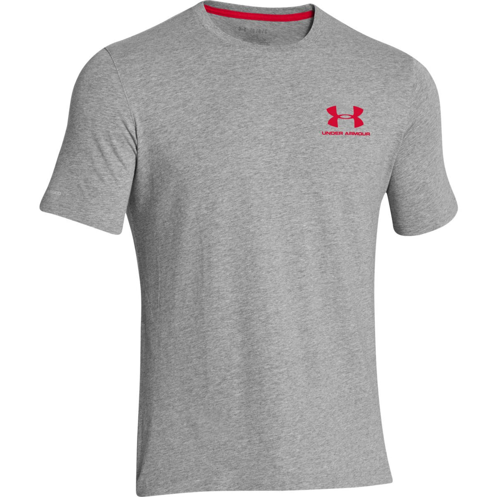 Grey Charged Cotton Sportstyle T-Shirt