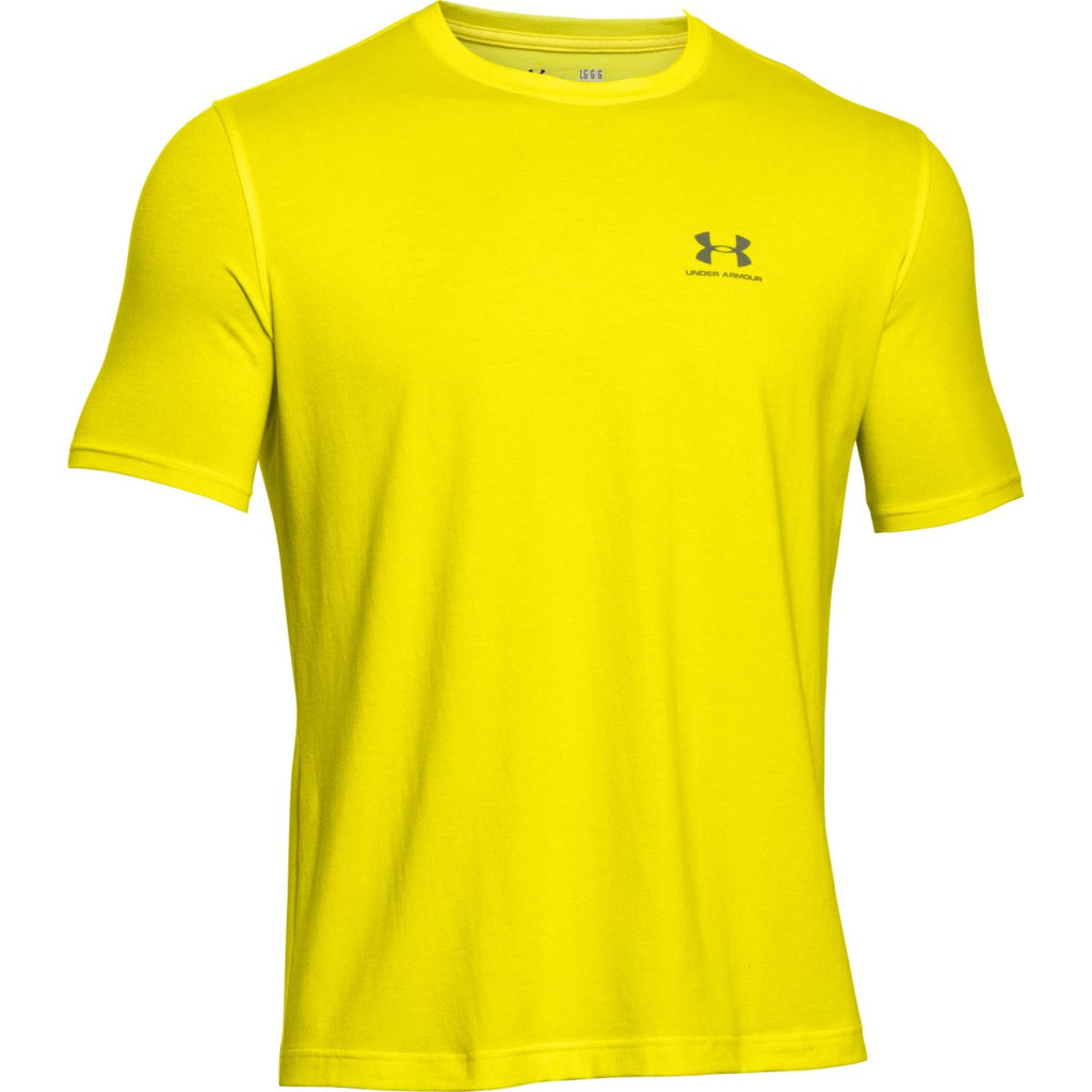 Under Armour Yellow Charged Cotton Sportstyle T-Shirt