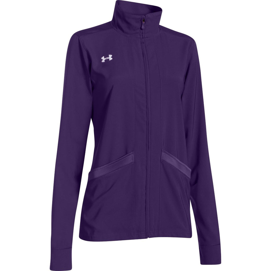 purple under armour jacket