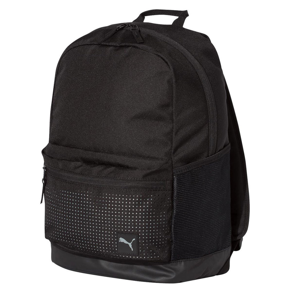 Puma Black/Black Laser-Cut Backpack