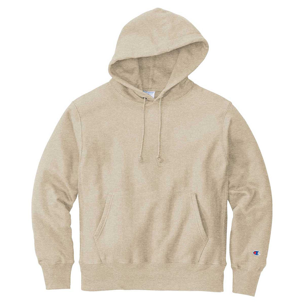 champion oatmeal hoodie