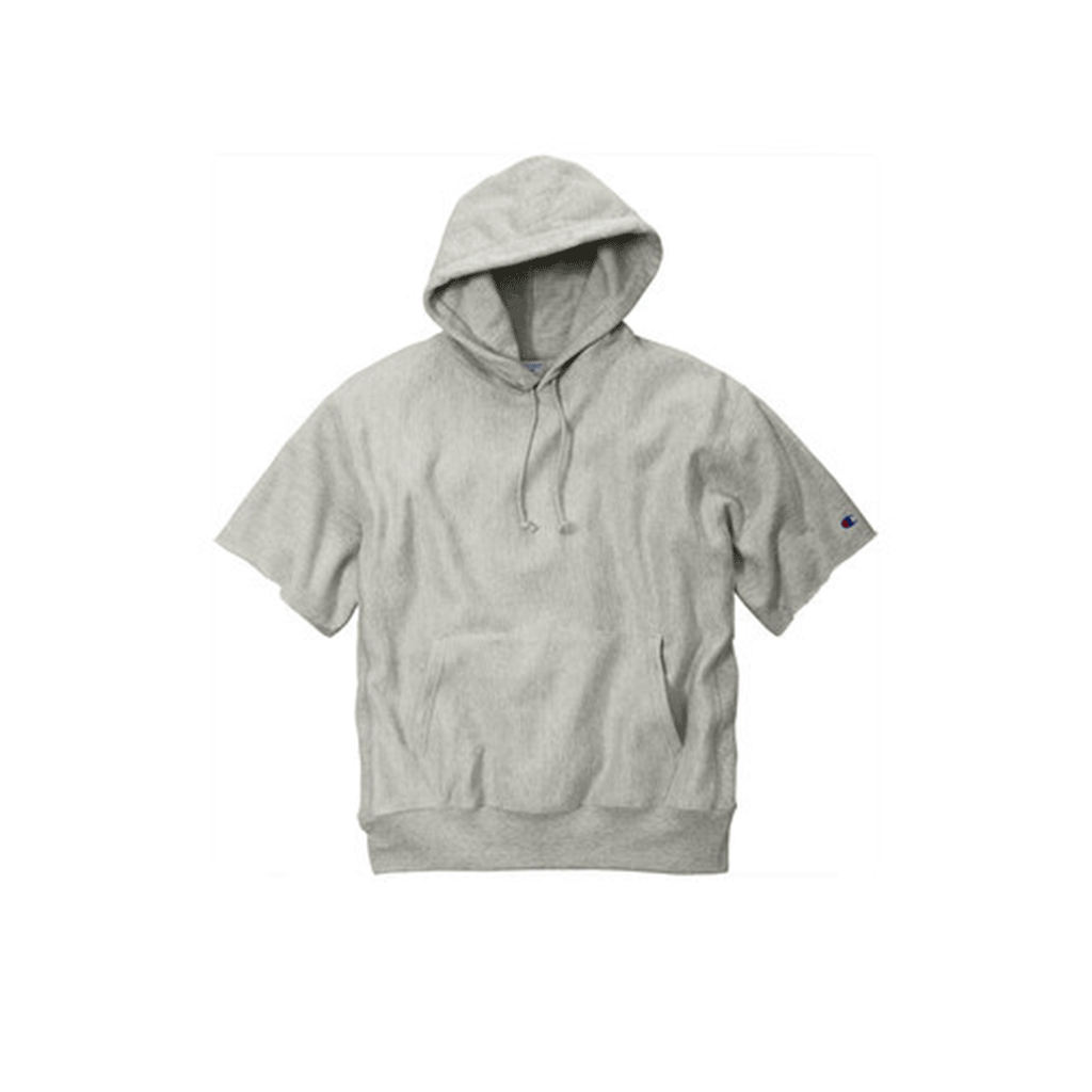 champion short sleeve hoodie mens