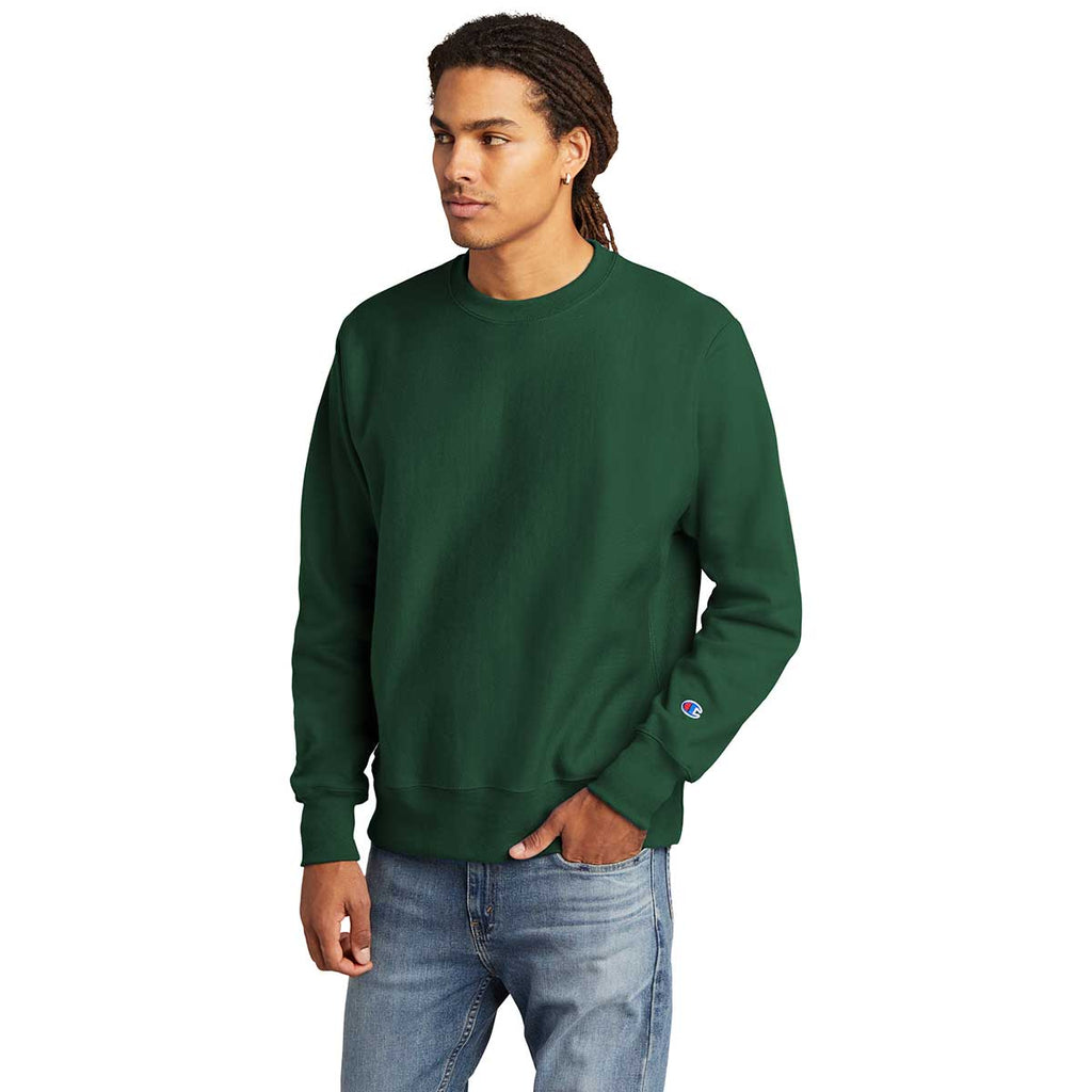 dark green champion sweater