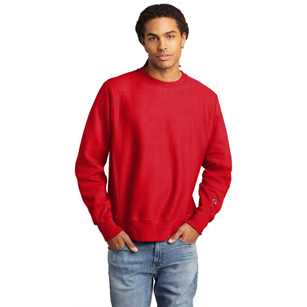 Skyldfølelse radikal Meyella Champion Men's Red Reverse Weave Crewneck Sweatshirt