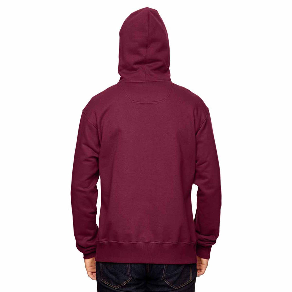 Champion Men's Sport Maroon for Team 365 Cotton Max Fleece Quarter-Zip