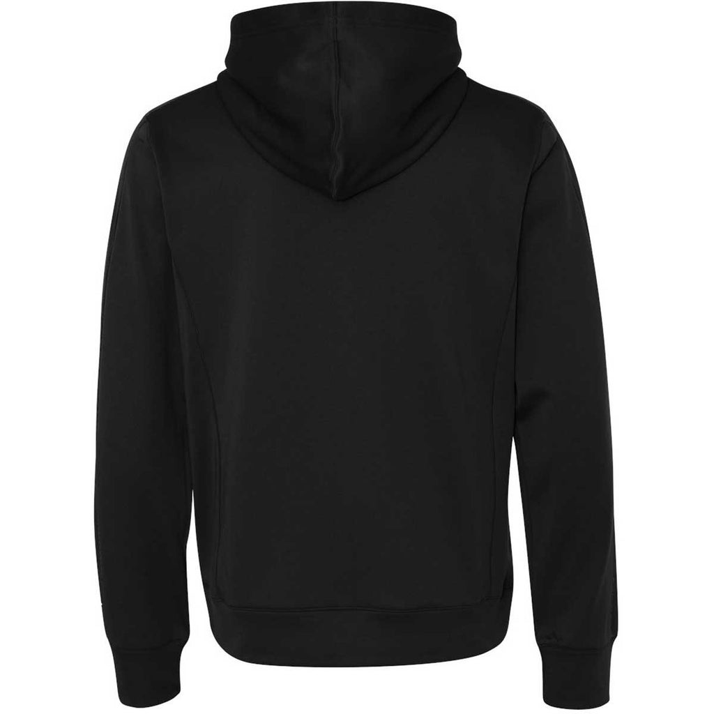 Champion Men's Black/Black Performance 5.4-Ounce Colorblock Pullover H