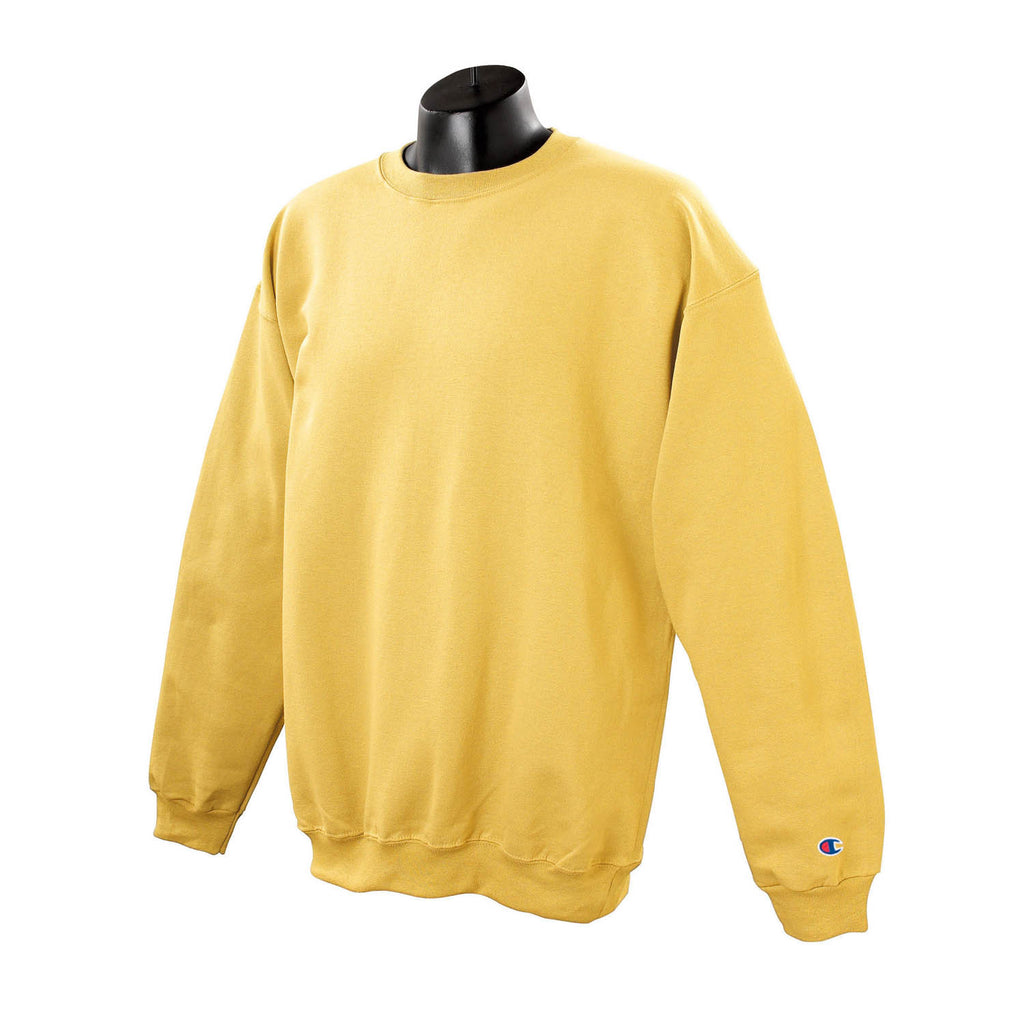 yellow crew neck sweater mens