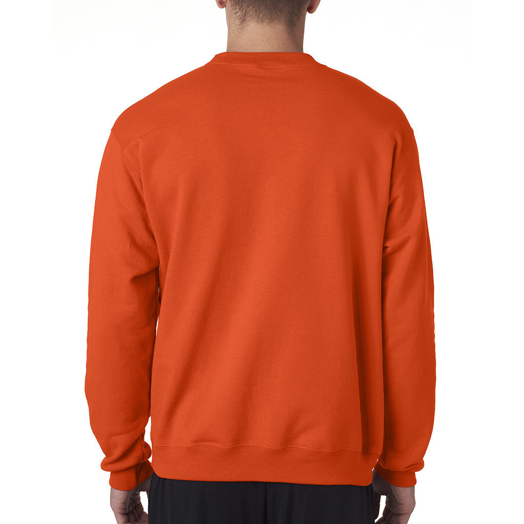 champion orange crewneck