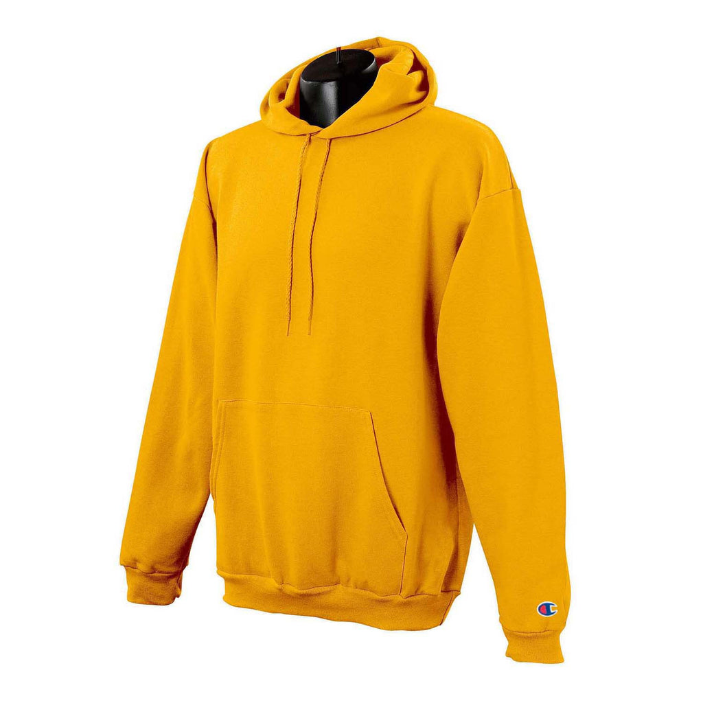 Custom Logo Champion Men's Gold Hoodie | Your Logo + Brands You Love