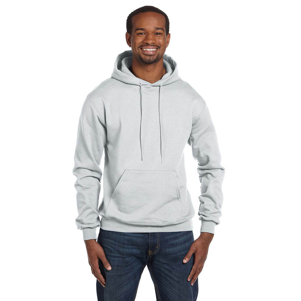 silver grey champion hoodie