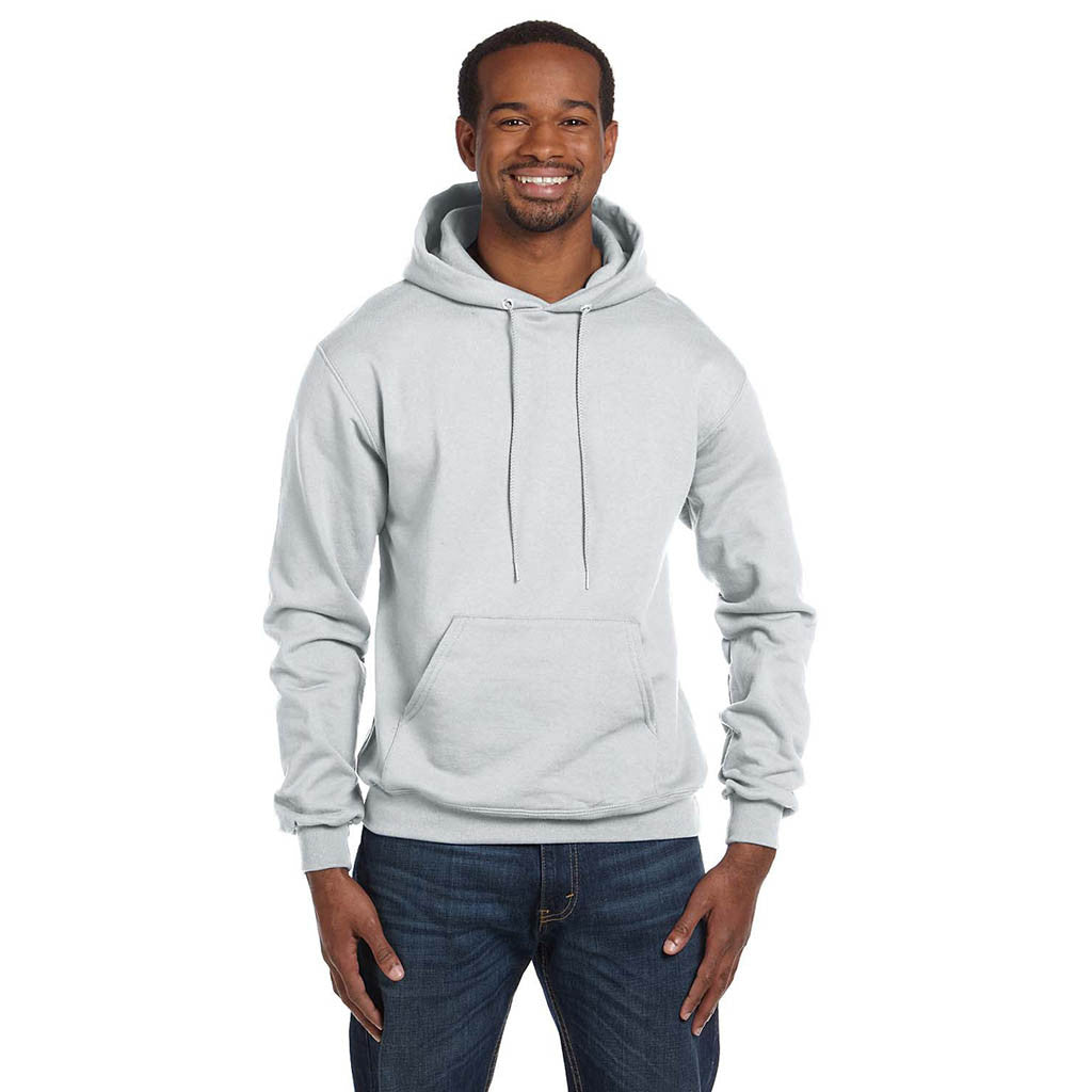 silver gray champion hoodie