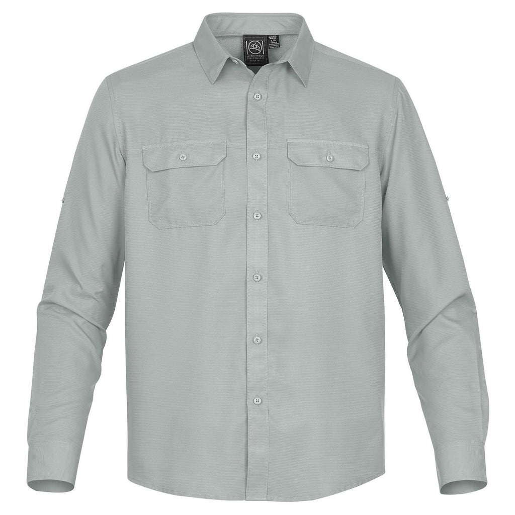 Download Stormtech Men S Steel Blue Safari Shirt