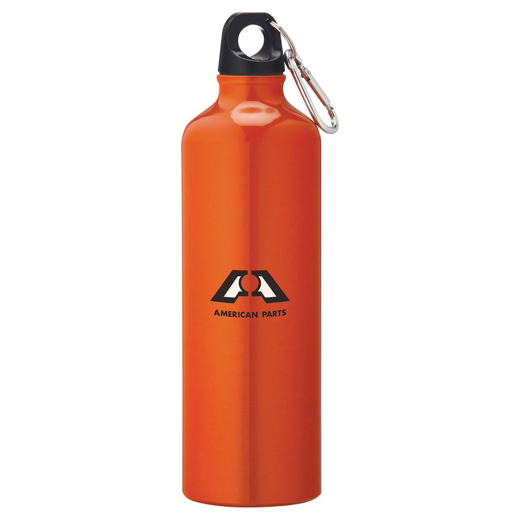 Bullet Orange Pacific 26oz Aluminum Sports Bottle
