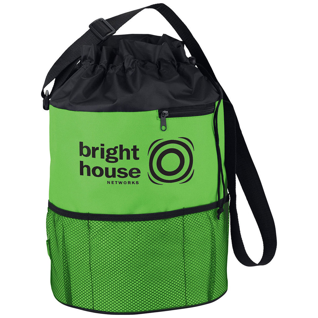 lime green gym bag