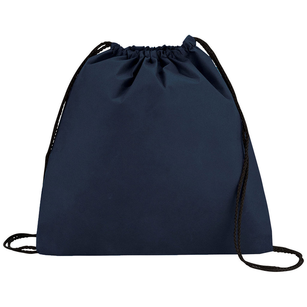 navy blue drawstring bags