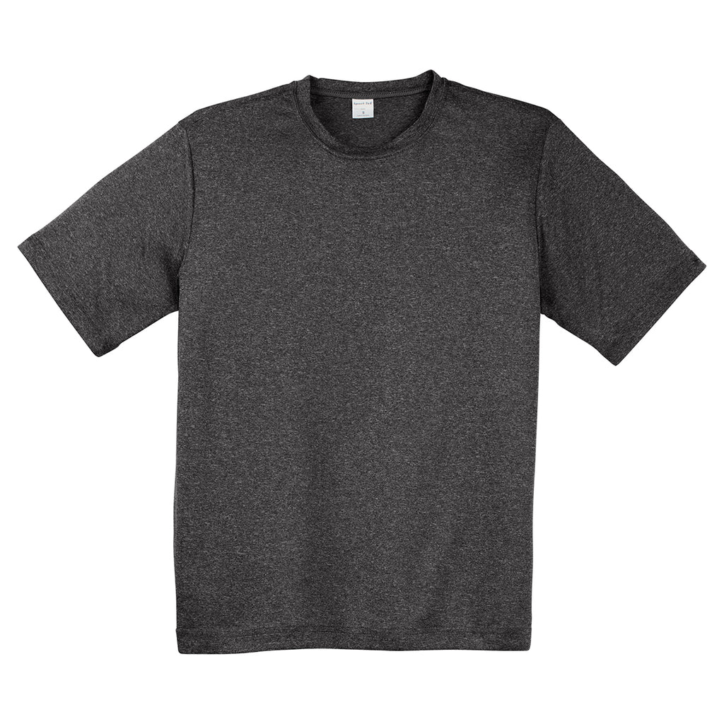 Sport Tek Men S Graphite Heather Contender Tee