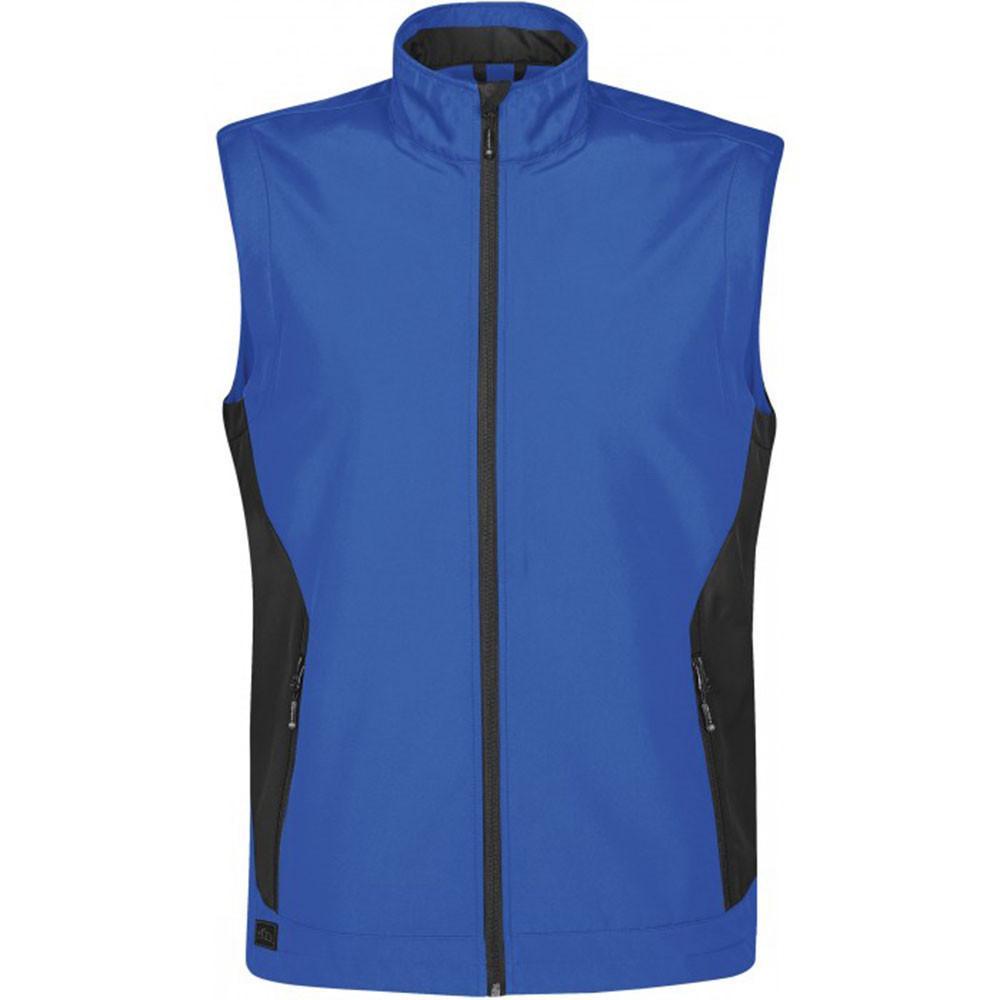 Stormtech Men's Azure Blue/Black Pulse Softshell Vest