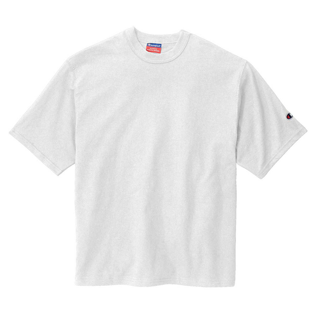 Champion White Heritage 7-oz Jersey Tee