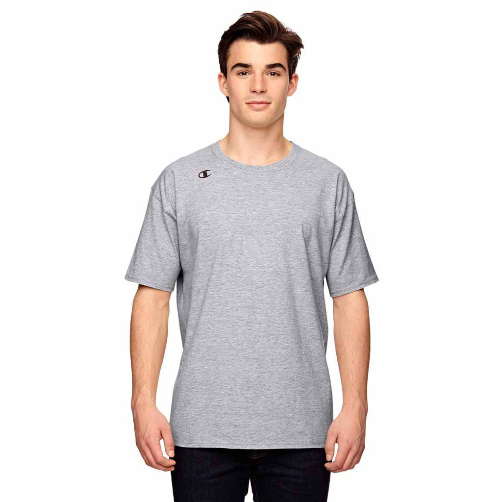 Champion Men's Athletic Heather Vapor Cotton Short-Sleeve T-Shirt