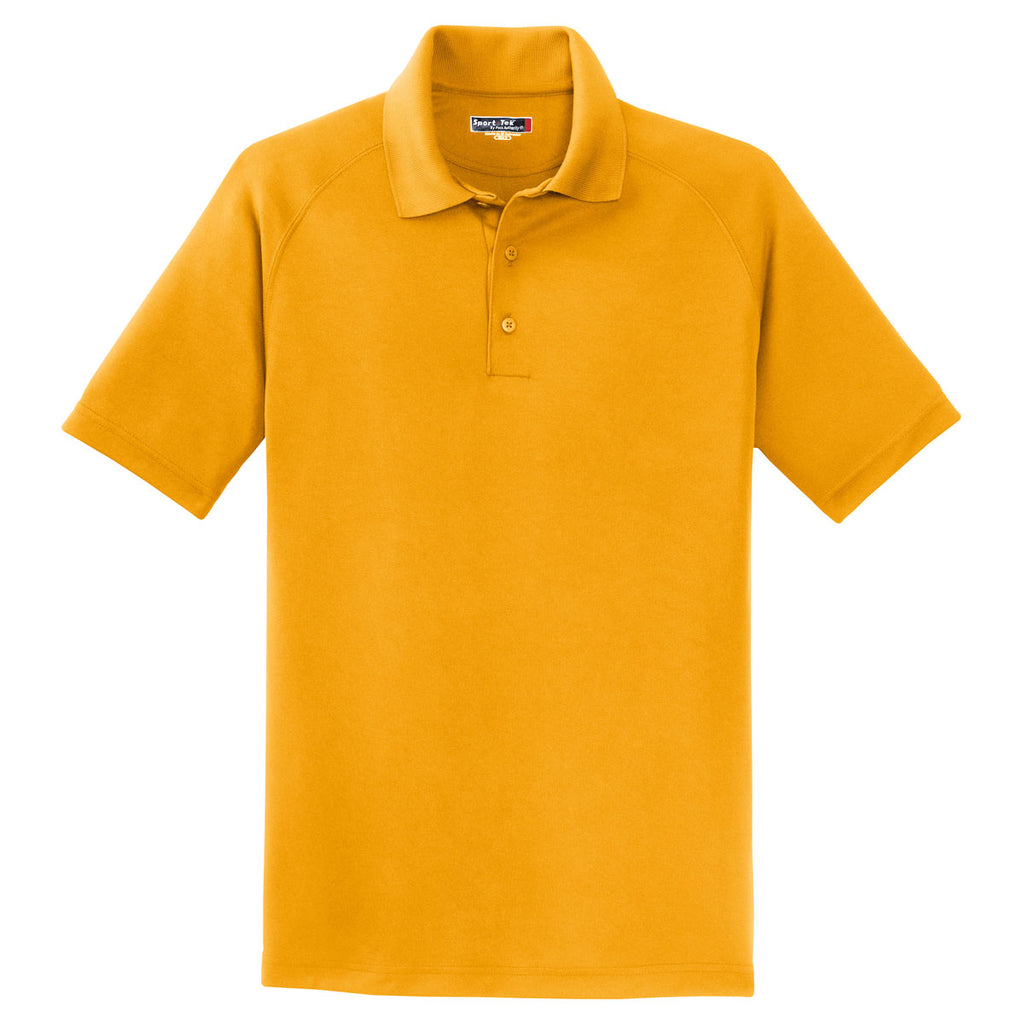 Sport-Tek Men's Gold Dry Zone Raglan Polo