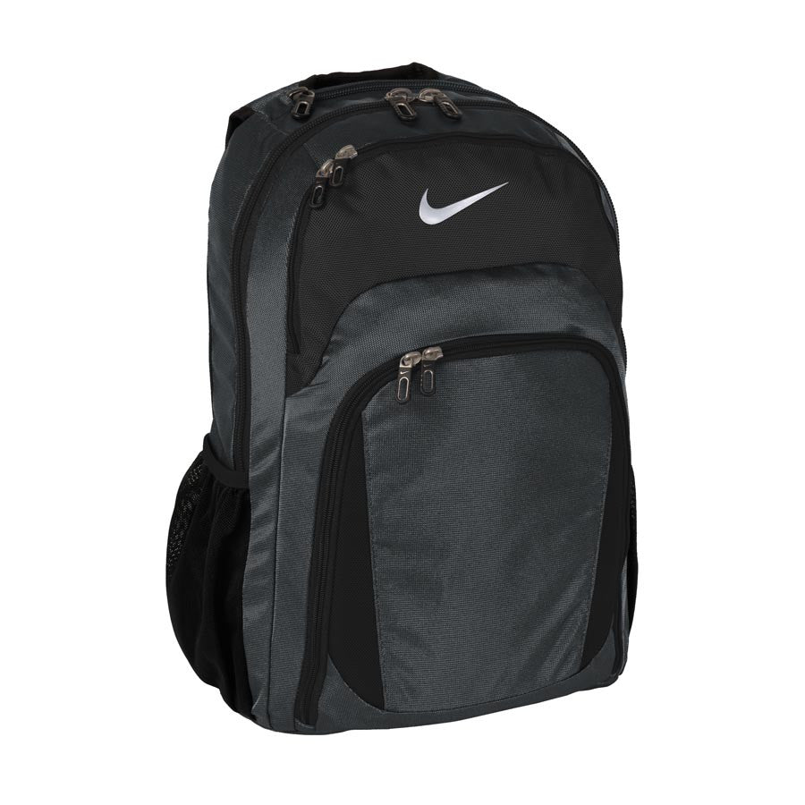 black and grey nike backpack