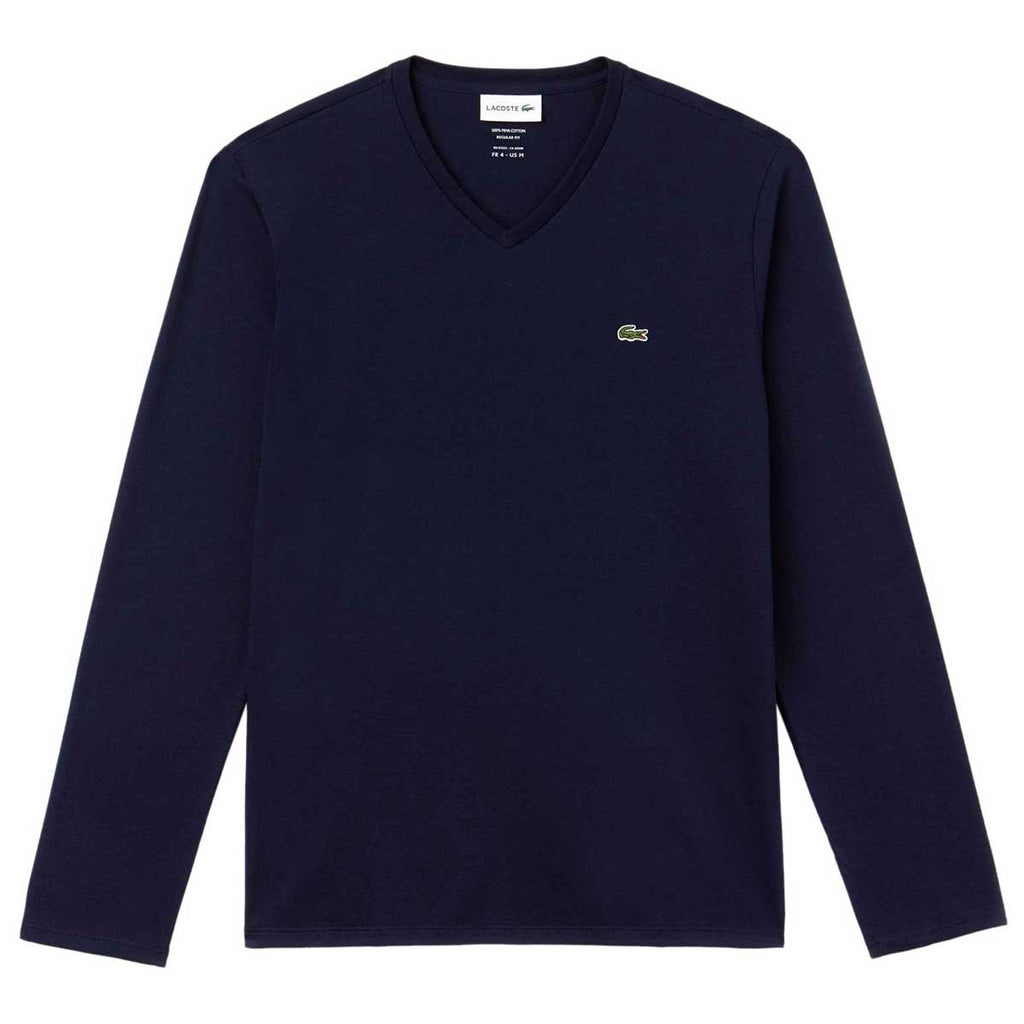 lacoste navy shirt