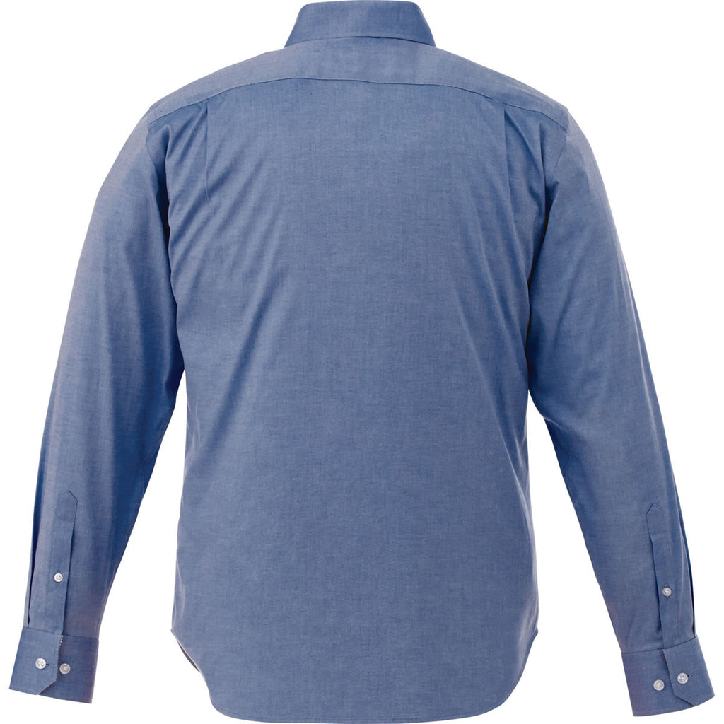 Elevate Men's Blue Cromwell Long Sleeve Shirt