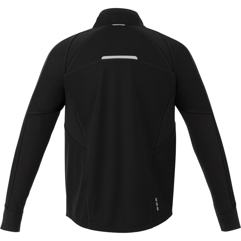 Elevate Men's Black Sitka Hybrid Softshell Jacket