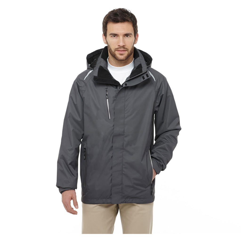 Elevate Men's Grey Storm Vikos Jacket