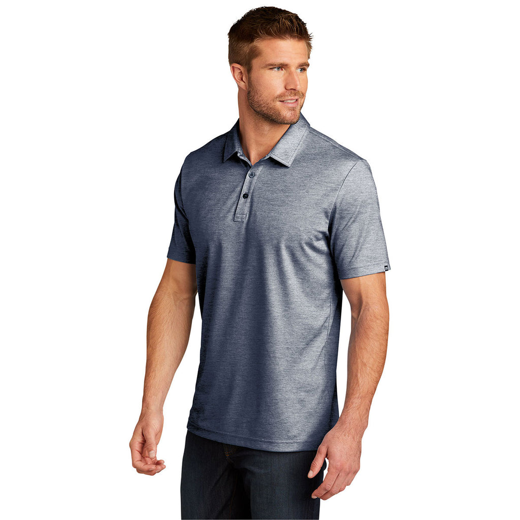 TravisMathew Men's Blue Nights Heather Oceanside Heather Polo