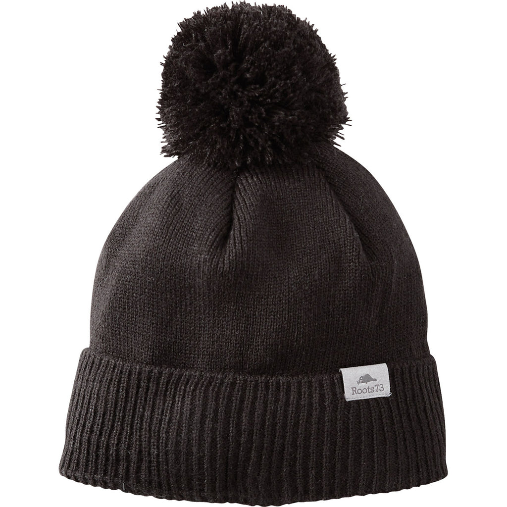 black knit toque