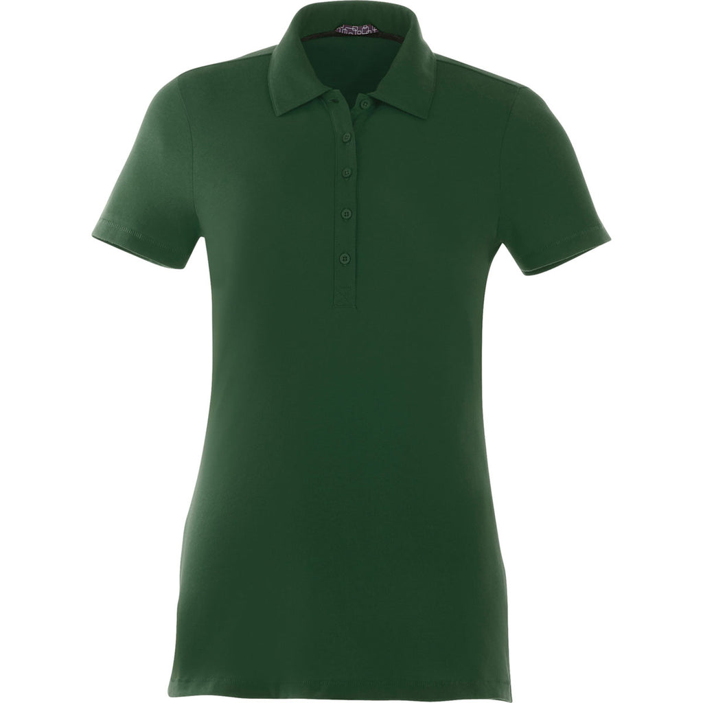 forest green polo shirt womens