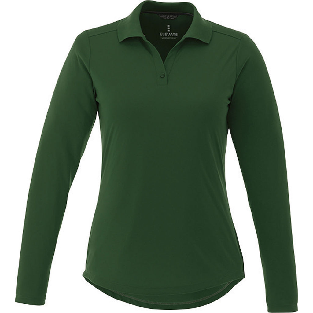 green long sleeve polo