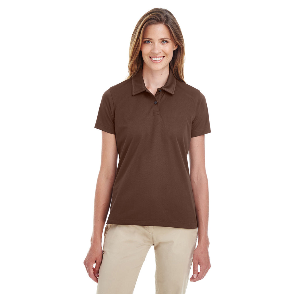 brown polo shirt womens