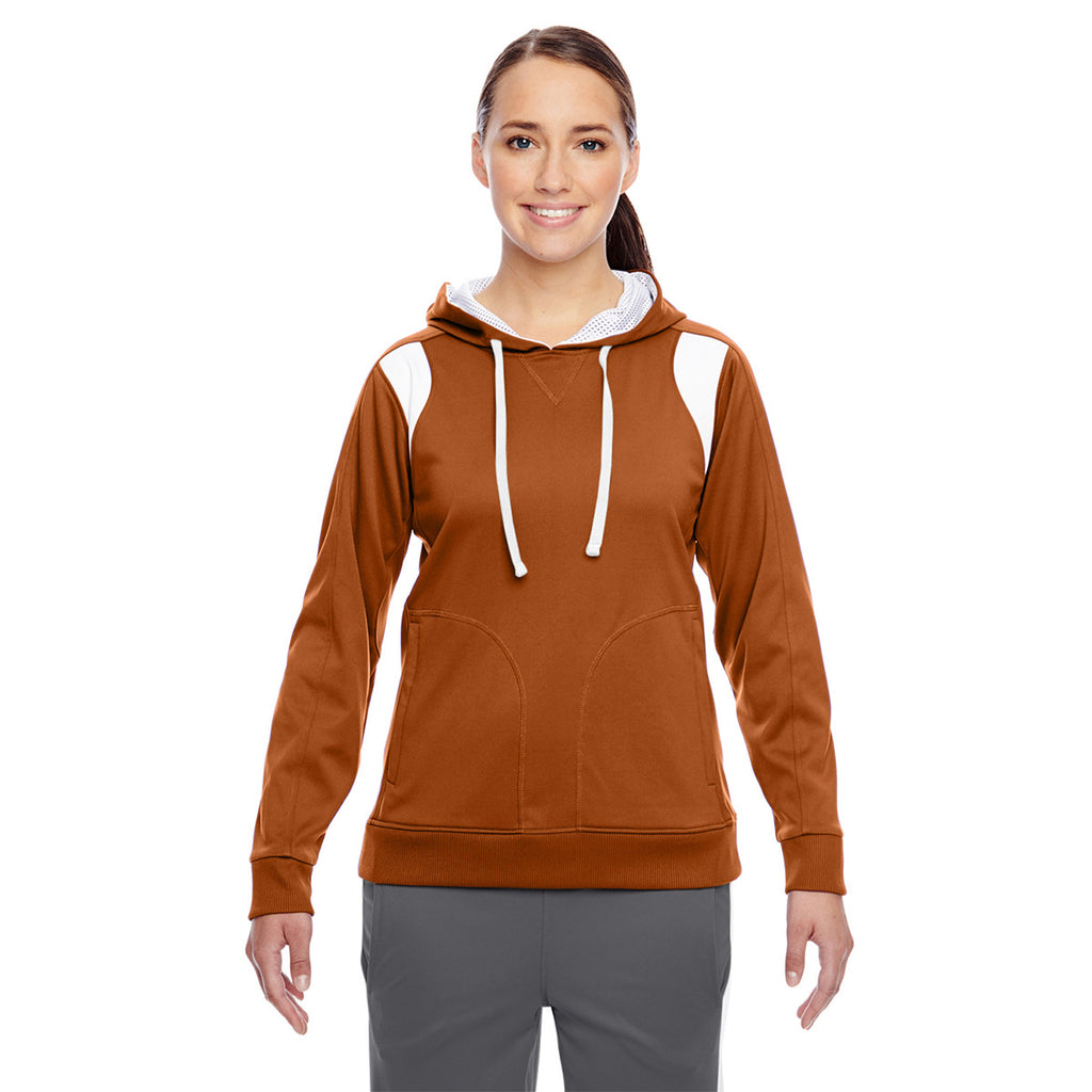 burnt orange hoodie women's