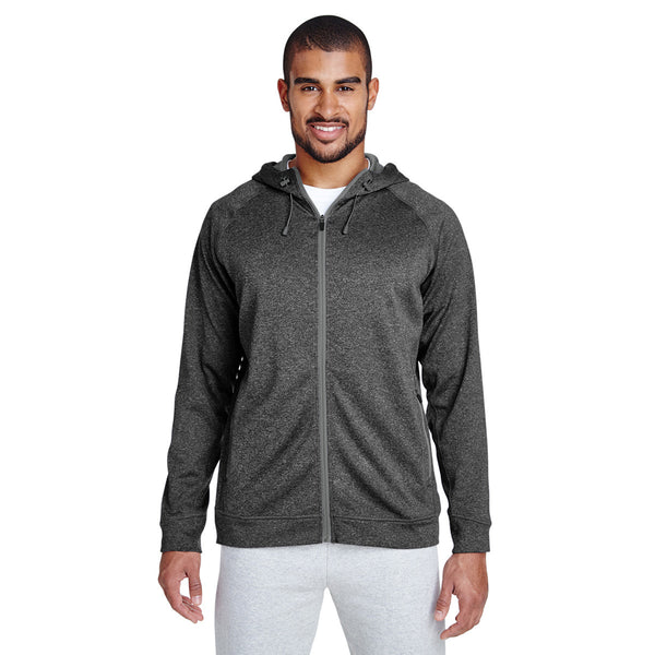 Team 365 Men's Dark Grey Heather/Sport Graphite Excel Melange Performa